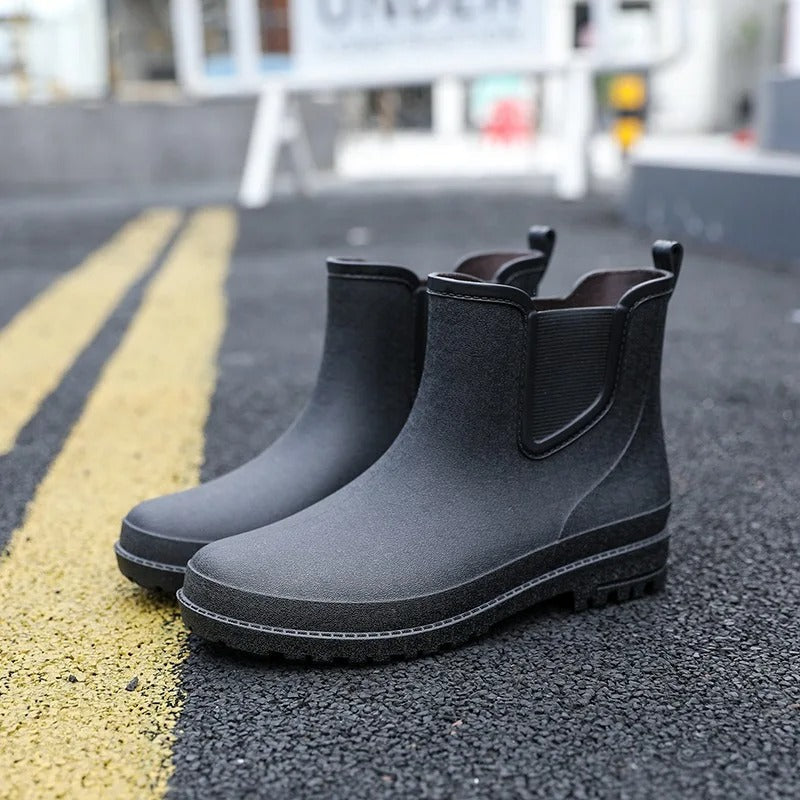 Men's Chelsea Rain Boots – Black