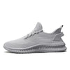 Men's Breathable Running Sneakers Lightweight Sole in Gray