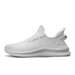 Men's Breathable Running Sneakers Lightweight Sole in White