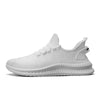Men's Breathable Running Sneakers Lightweight Sole in White