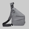 Unisex Anti-Theft Crossbody Bag in Gray
