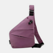 Unisex Anti-Theft Crossbody Bag in Magenta