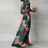 Women's Elegant Belted Dress Maxi detail 2