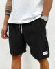 Men's Corduroy Shorts Casual in Black