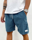 Men's Corduroy Shorts Casual in Blue