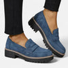 Women's Heritage Orthopedic Loafers Comfort - Blue