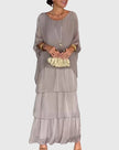 Women's Flowing Casual Dress Maxi - Gray