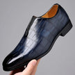 Men's Genuine Leather Loafers Classic - Blue