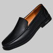 Men's Leather Loafers Business Casual - Midnight Black