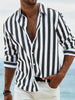 Men's Striped Summer Shirt Casual