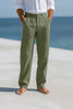 Men's Breathable Pants Relaxed Fit - Army Green