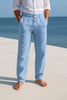 Men's Breathable Pants Relaxed Fit - Light Blue