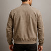 Men's Classic Jacket Casual - Brown back view