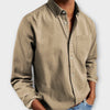 Men's Classic Shirt Casual - Beige