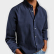 Men's Classic Shirt Casual - Dark Blue
