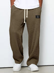Men's Comfort Fit Pants Casual - Dark Brown