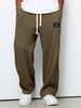 Men's Comfort Fit Pants Casual - Dark Brown