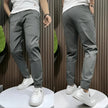 Men's Elastic Cargo Pants Casual - Dark Gray