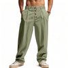 Men's Elastic Waist Pants Relaxed Fit - Army Green