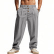 Men's Elastic Waist Pants Relaxed Fit - Gray