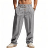Men's Elastic Waist Pants Relaxed Fit - Gray