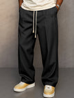 Men's Elegant Pants Slim Fit - Black