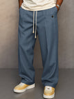 Men's Elegant Pants Slim Fit - Blue