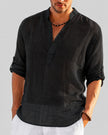 Men's Elegant Shirt Relaxed Fit - Black