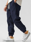 Men's Everyday Jogger Pants Casual - Navy Blue
