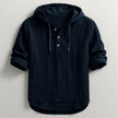 Men's Hooded Shirt Relaxed Fit - Black