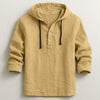 Men's Hooded Shirt Relaxed Fit - Sand
