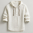 Men's Hooded Shirt Relaxed Fit - White