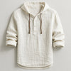 Men's Hooded Shirt Relaxed Fit - White