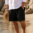Men's Lounge Relaxed Shorts Casual - Black