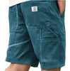 Men's Ribbed Cargo Shorts Casual - Green