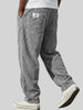 Men's Ribbed Pants Relaxed Fit - Grey
