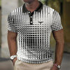 Men's Stretch Polo Shirt Casual - White