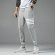 Men's Striped Jogger Pants Casual - Gray