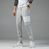 Men's Striped Jogger Pants Casual - Gray