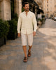Men's Traditional Shirt Casual - Beige