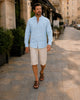 Men's Traditional Shirt Casual - Light Blue