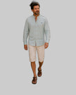 Men's Traditional Shirt Casual - Light Green