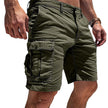 Men's Utility Cargo Shorts Casual - Army Green