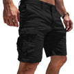 Men's Utility Cargo Shorts Casual - Black