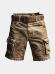 Men's Vintage Cargo Shorts Casual - Brown