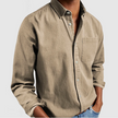 Men's Workwear Button Shirt Casual - Beige