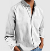 Men's Workwear Button Shirt Casual - White