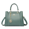 Women Elegant Handbag With Shoulder Strap - Green
