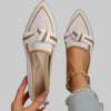 Women's Arch Support Loafers Slip On - White