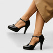 Women's Bow High Heels Platform